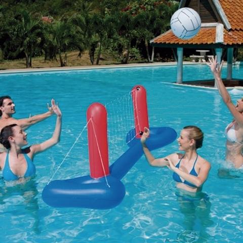 JUEGO PISCINA SET VOLLEYBALL+PELOTA