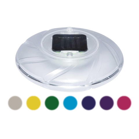 FAROL SOLAR PISCINAS FLOTANTE COLORES