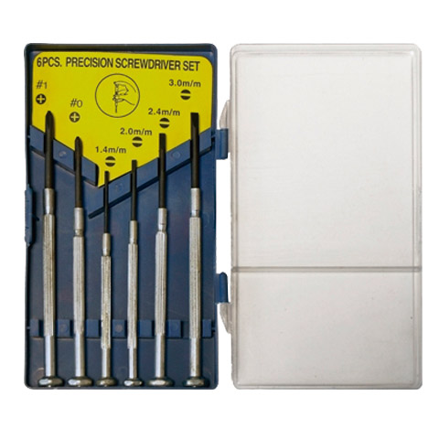 JUEGO DESTORNILLADORES RELOJERO 6 PIEZAS