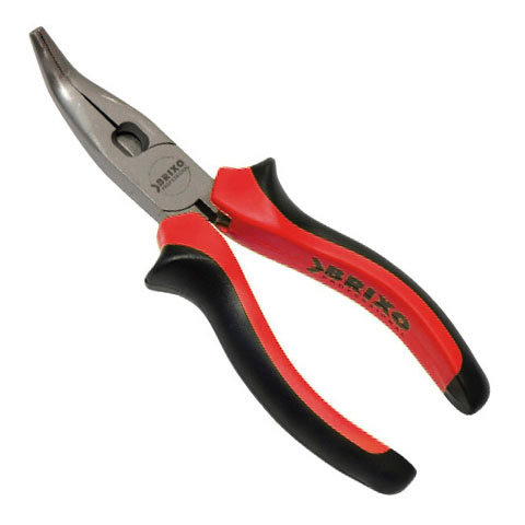ALICATE MECANICO BOCA CURVA MANGO BIMATERIAL