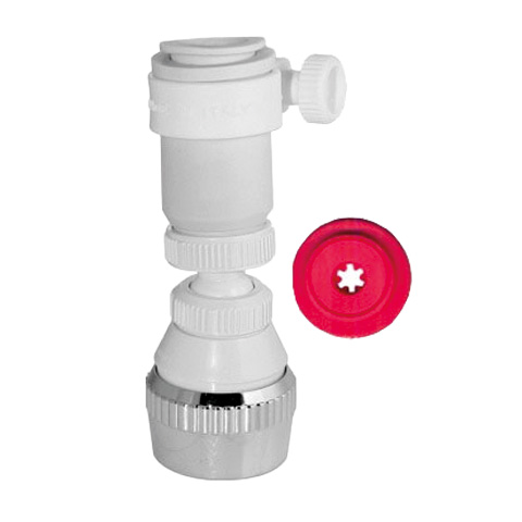 ATOMIZADOR DUCHA CON ROTULA PARA GRIFOS SIN ROSCA