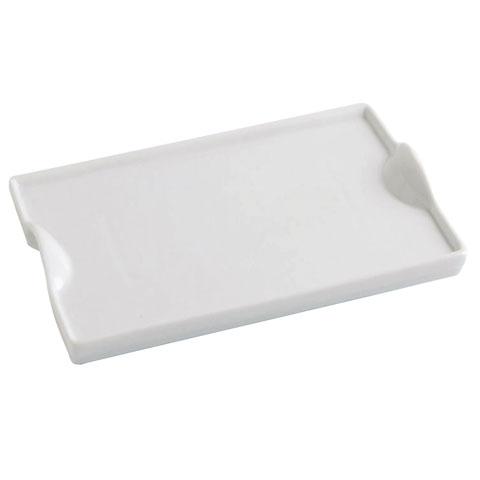 PLATO PORCELANA RECTO PINCHOS GASTRO FUN