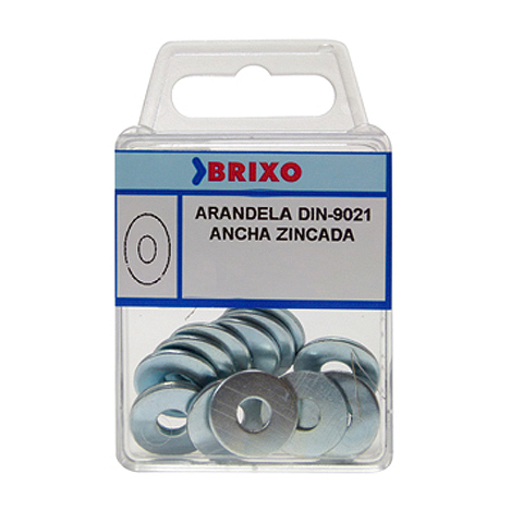 BOX ARANDELA PLANA ANCHA ZINCADA