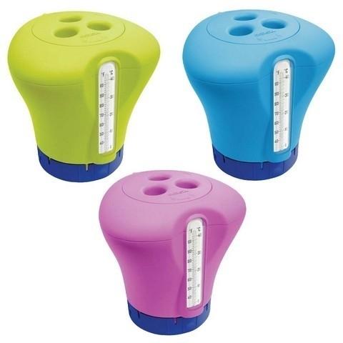 DOSIFICADOR DE CLORO FLOTANTE CON TERMOMETRO