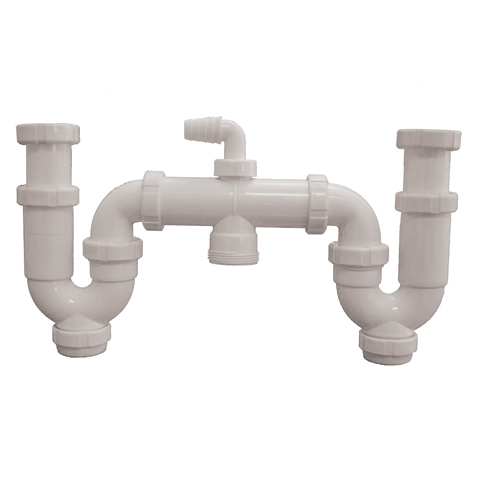 SIFON DOBLE C/RACORD EXTENSIBLE REF. 50225