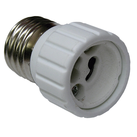 ADAPTADOR PORTALAMPARAS E-27 A GU10