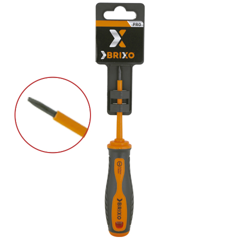 DESTORNILLADOR AISLO B/PLANA IMANTADA M/BIMATERIAL  Cr.- V.-