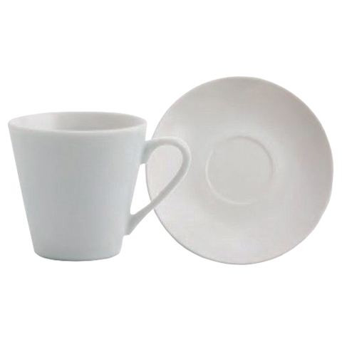 TAZA CAFE CON PLATO BLANCA RENOVA