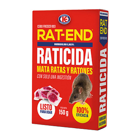 RATICIDA CEBO FRESCO RAT-END