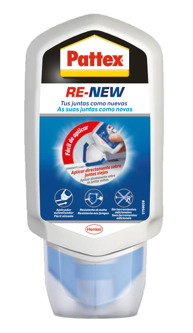 SILICONA RENOVADOR JUNTAS BAÑO RE-NEW 100 G