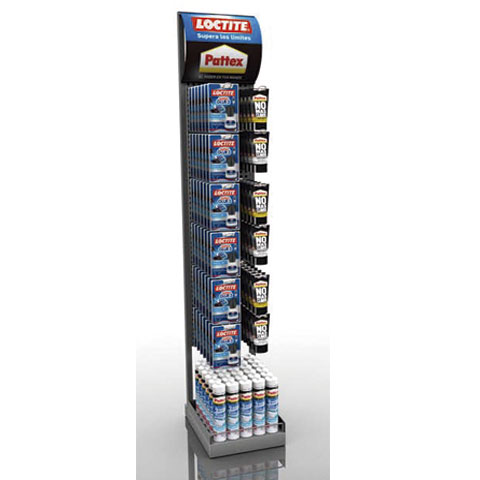 EXPOSITOR PATTEX/LOCTITE 12 GANCHOS (VACIO)