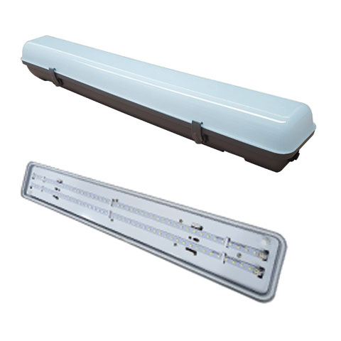 REGLETA ESTANCA LED INTEGRADA 1222MM 2X20W