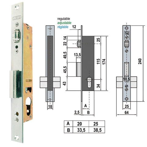 CERRADURA LINCE 5571