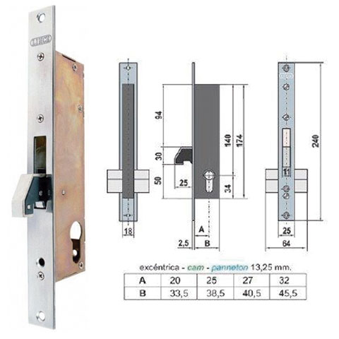 CERRADURA LINCE 5572