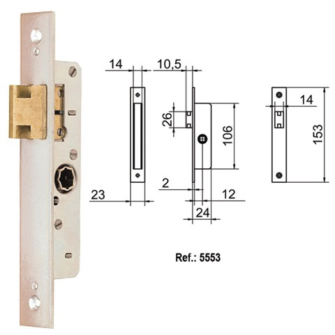 CERRADURA LINCE 5553