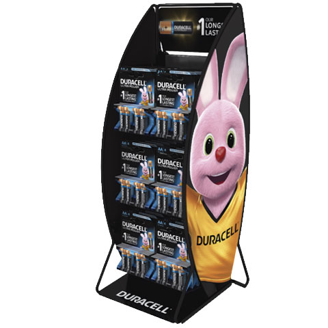 EXPOSITOR PILAS DURACELL 2X3