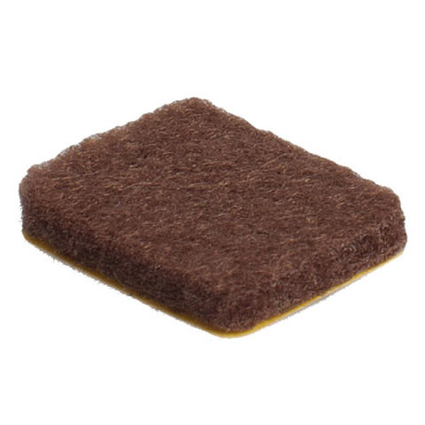 FIELTRO ADHESIVO DESLIZANTE  16X20MM MARRON BLISTER 16UD