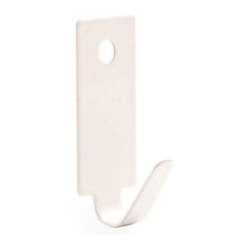 COLGADOR ADHESIVO PLASTICO 15X35MM BLANCO BLISTER 4UD