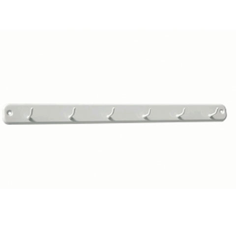COLGADOR METAL MULTIUSOS 6 GANCHOS BLANCO BLISTER