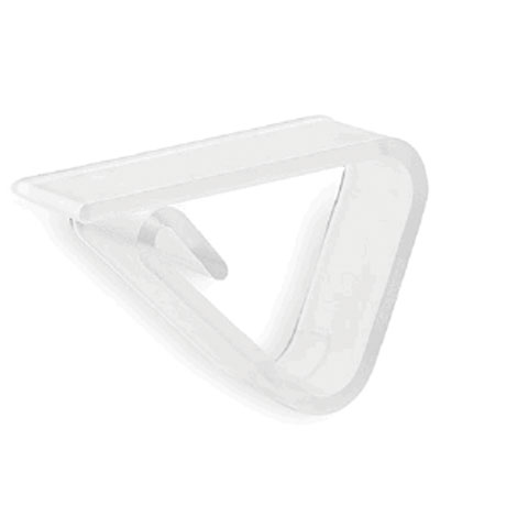 SUJETAMANTELES PLASTICO TRANSPARENTE BLISTER 4UD