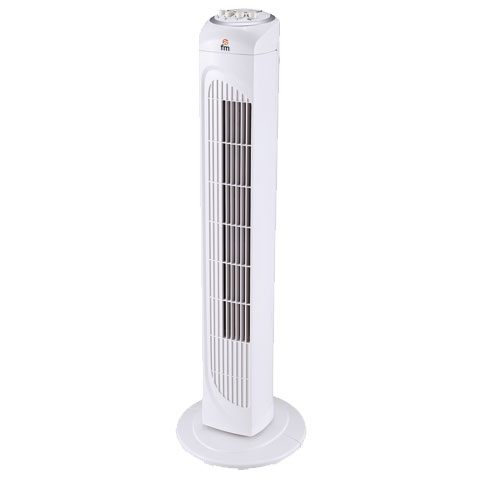 VENTILADOR DE TORRE C/TEMP.  TRES VELOCIDADES 76CM VTR-20