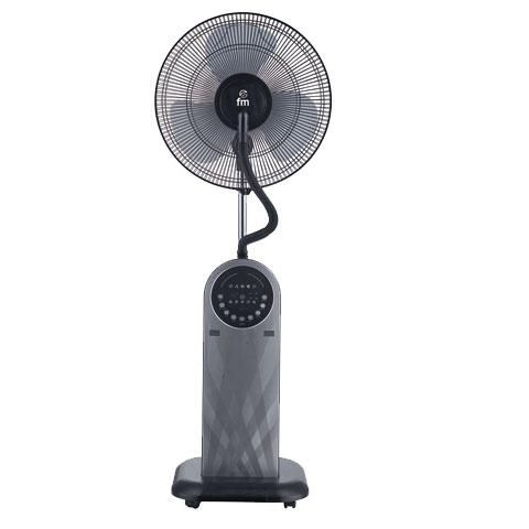VENTILADOR NEBULIZADOR C/TEMP. 40CM 1,8L DE PIE 95W C/MANDO ND-95