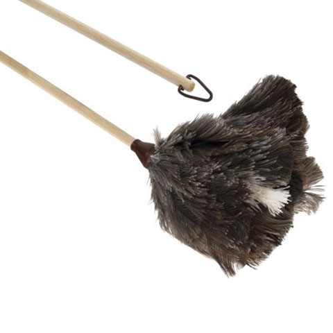 PLUMERO AVESTRUZ MANGO LARGO