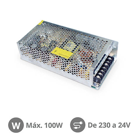 TIRA LED FUENTE ALIMENTACION 2 CANALES SALIDA 100W
