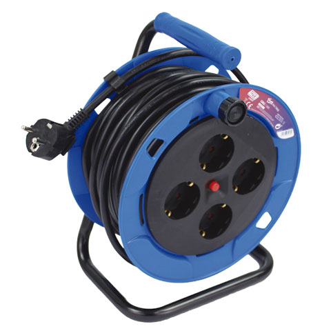 ENROLLACABLES 4 TOMAS 3X1.5 25 METROS