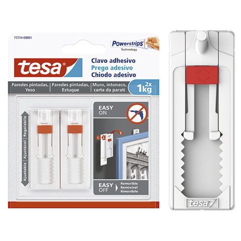 CLAVO ADHESIVO AJUSTABLE PAREDES PINTADAS 1KG