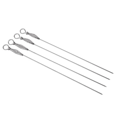 PINCHOS C/PROTECTOR DE CALOR INOX 40CM BL 4UD