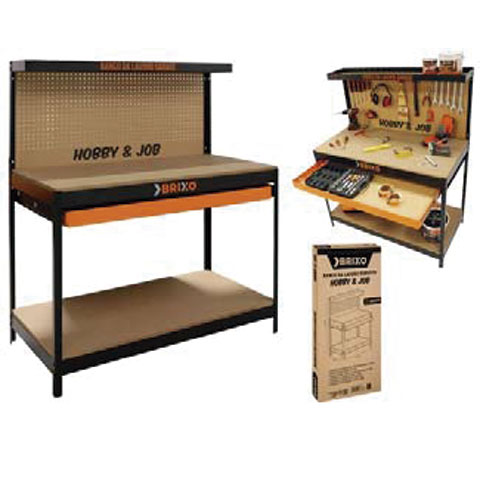 BANCO TRABAJO 120X60X150 CM