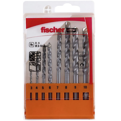 JUEGO DE BROCAS WIDIA 8 PIEZAS FISCHER