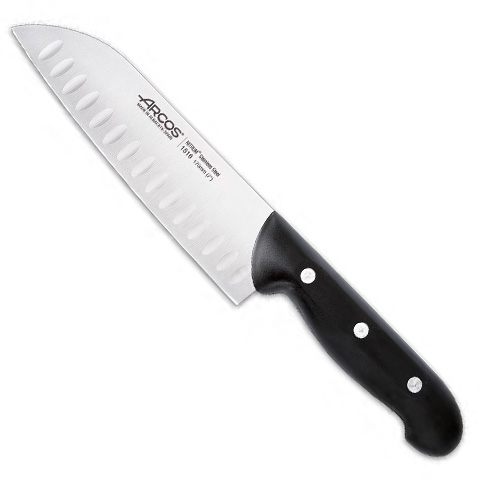 CUCHILLO MAITRE SANTOKU ALVEOLOS 170 MM ARCOS