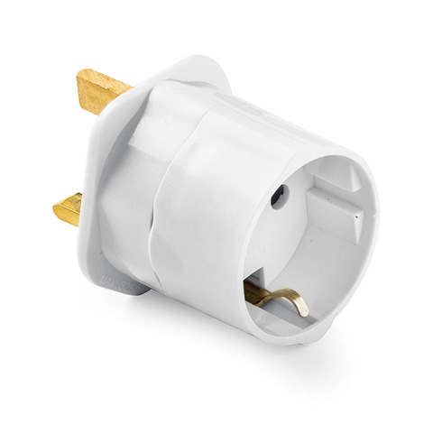 ADAPTADOR INGLES EUROPEO 10A 250V