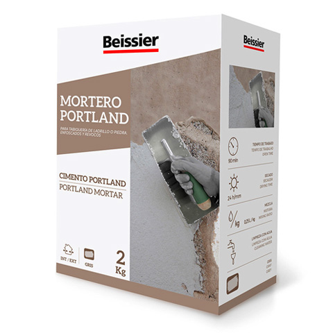 MORTERO PORTLAND (CAJA 2KG) BEISSIER