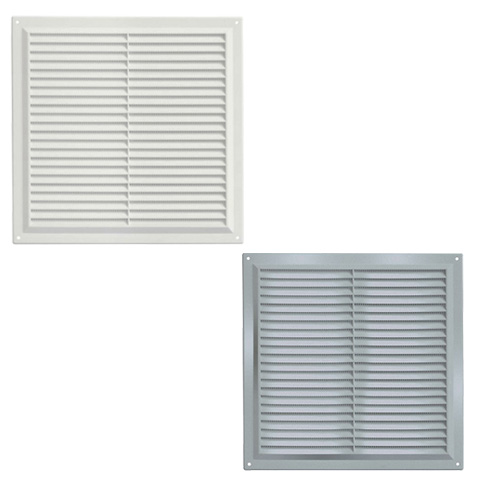 REJILLA CUADRADA PLASTICA C/MOSQUITERA (BL)