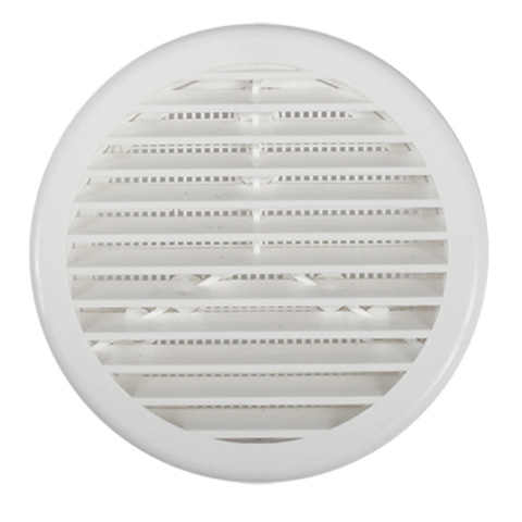 REJILLA CIRCULAR PLASTICA C/MOSQUITERA 100 130 MM BLANCO (BL)