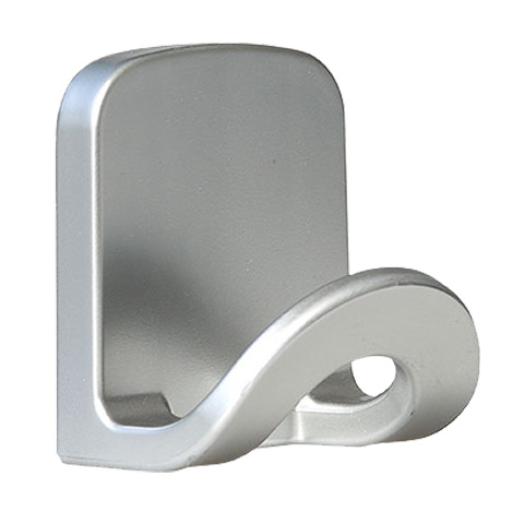 COLGADOR ADHESIVO "ARCO" PLASTICO CROMO MATE GRANDE (BL)