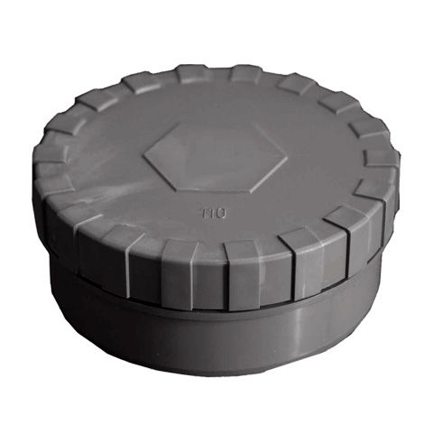 TAPON FINAL PVC CON REGISTRO