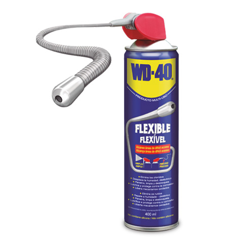 ACEITE LUBRICANTE SPRAY FLEXIBLE WD-40 400ML DOBLE ACCION