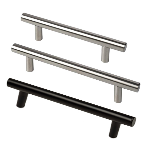 TIRADOR MUEBLE FIJO ACERO INOXIDABLE