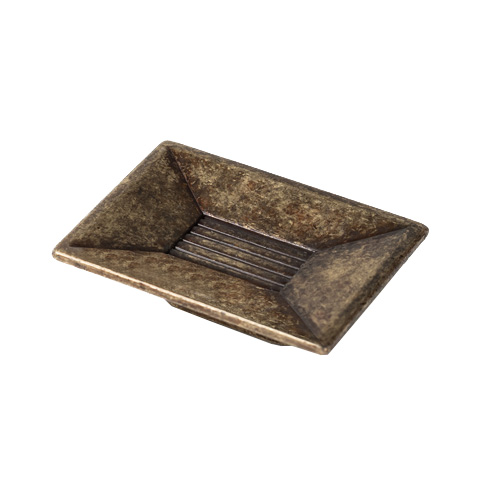 POMO MUEBLE CUERO VIEJO CUADRADO 46X35MM