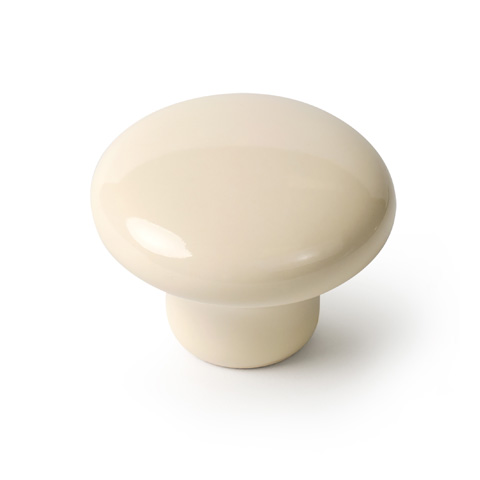 POMO MUEBLE PORCELANA BEIGE ARO 38MM