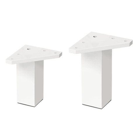 PATA MUEBLE CUADRADA BLANCO ABS