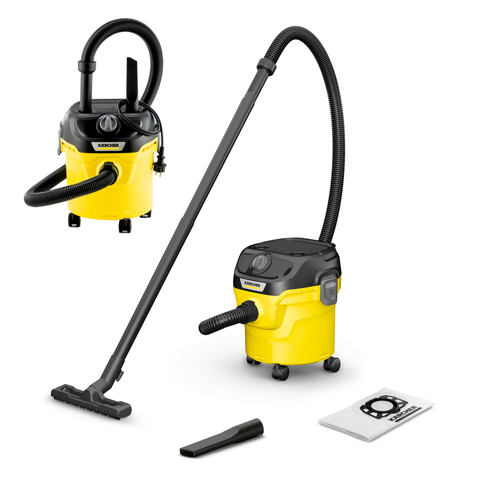ASPIRADOR HOGAR SECO-HUMEDO 1000W 12 LITROS KWD1 KARCHER