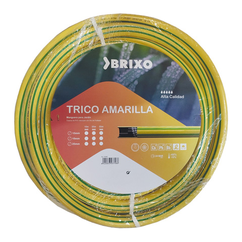 MANGUERA AMARILLA TRICOTADA AMARILLA