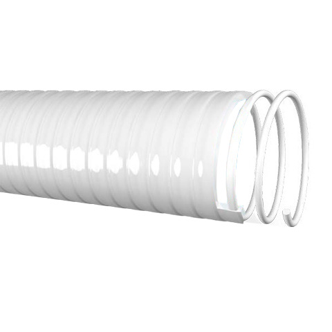 MANGUERA PVC FLEXIBLE REFORZADA BLANCA