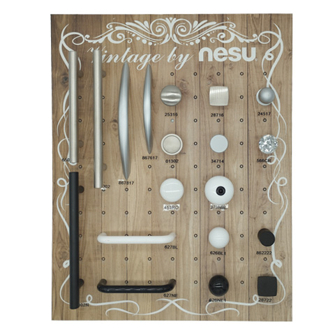 EXPOSITOR POMOS Y TIRADORES NESU VINTAGE VACIO