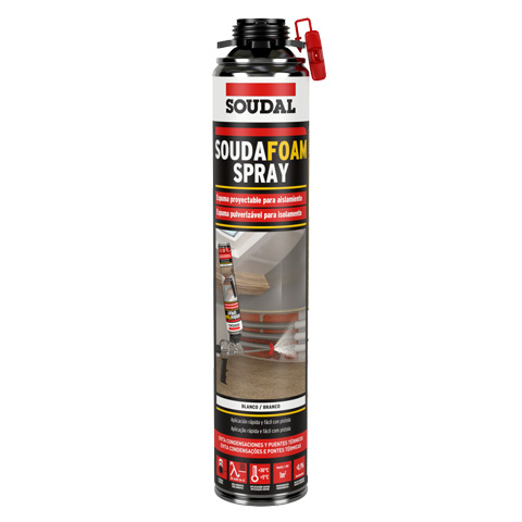 ESPUMA POLIURETANO PROYECTABLE 700 ML SOUDAL
